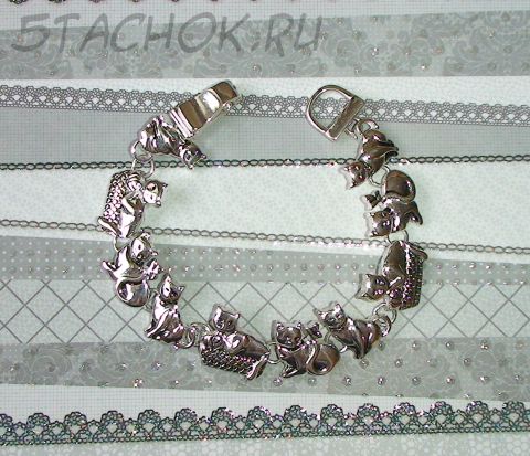 Браслет "Котики-7"