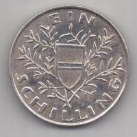 1 шиллинг 1924 г. редкий год. Австрия