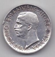 5 лир 1927 г. Италия