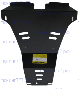 Защита заднего бампера, Motodor, сталь 2мм., V - 2.0 и 2.5л Х-Трайл Т31