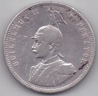 1 рупия 1893 г. редкий год. Германская Восточная Африка