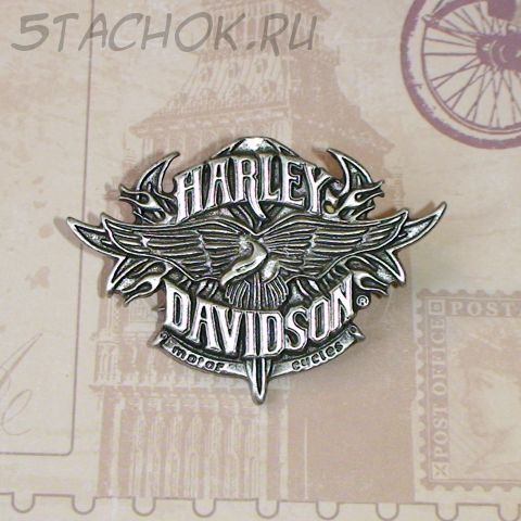 Брошь "Motor Cycles Harley-Davidson-2" под олово