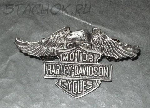 Брошь "Motor Cycles Harley-Davidson-1" под олово