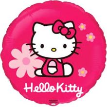 Шар гелиевый, фольгированный HELLO KITTY