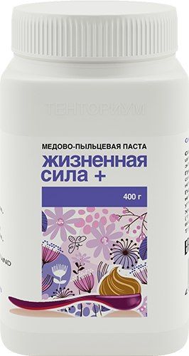 Медово-пыльцевая паста «Жизненная сила плюс», 400 г