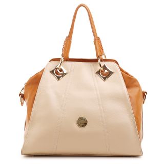 23484 FD кожа беж. /оранж. Ц (сумка жен.)