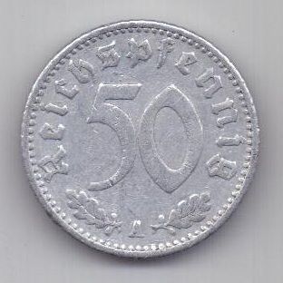 50 пфеннигов 1940 г. Германия