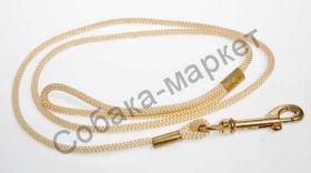 Поводок с карабином  O'Cabot Chic Франция (5 мм 125см)