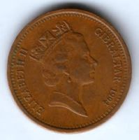 2 пенса 1994 г. Гибралтар