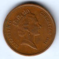 2 пенса 1994 г. Гибралтар
