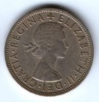 1/2 кроны 1959 г. Великобритания