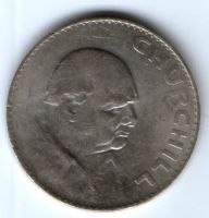 1 крона 1965 г. Черчиль Великобритания