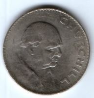 1 крона 1965 г. Черчиль Великобритания