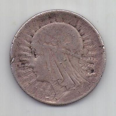 5 злотых 1934 г. редкий год. Польша