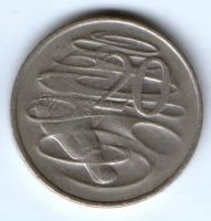 20 центов 1977 г. Австралия