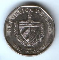 10 сентаво 2002 г. Куба