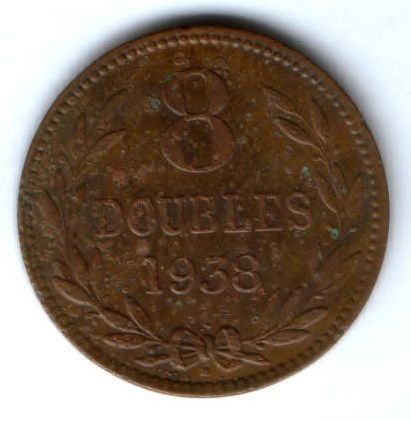 8 дублей 1938 г. Гернси