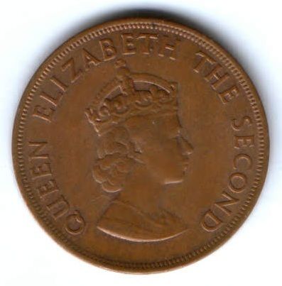 1/12 шиллинга 1960 г. Джерси Великобритания 300 лет династии