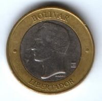 1000 боливар 2005 г. Венесуэла