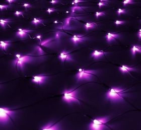Гирлянда "Сетка" Ш:1,2 м, В:1,1 м, нить силикон, LED-144 фиолетовый