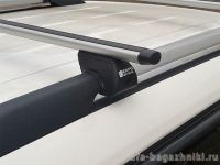 Багажник на крышу - аэродинамические дуги на рейлинги Kia Soul, Евродеталь