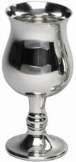 УЦЕНКА Средневековый зеркальный кубок из пьютера- Григорианский Large Georgian Goblet