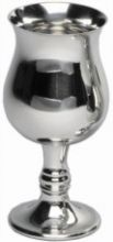 УЦЕНКА Средневековый зеркальный кубок из пьютера- Григорианский Large Georgian Goblet