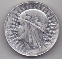 5 злотых 1933 г. UNC Польша