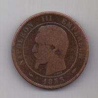 10 сантимов 1853 г. Франция