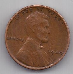 1 цент 1940 г. США