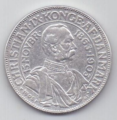2 кроны 1903 г. Дания