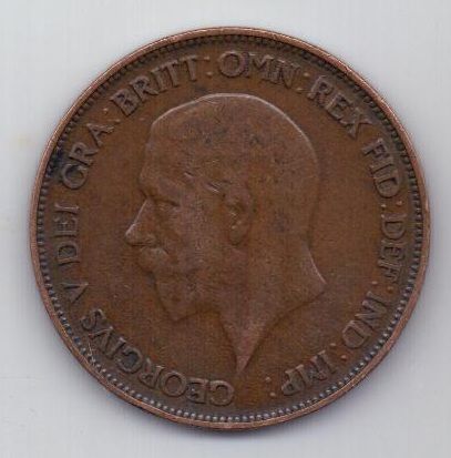1 пенни 1934 г. Великобритания