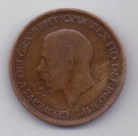 1/2 пенни 1928 г. Великобритания