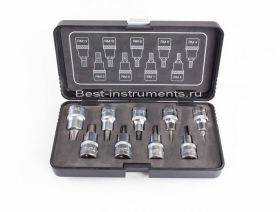 Набор головок 1/2" со вставками RIBE RM4-RM13 9пр.