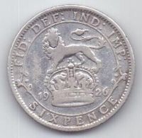 6 пенсов 1926 г. Великобритания