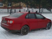 Багажник на крышу Volkswagen Jetta A5, Атлант, аэродинамические дуги