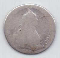 Полуполтинник 1764-70г. ммд Еl