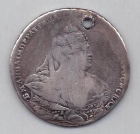 рубль 1738 г. редкий год