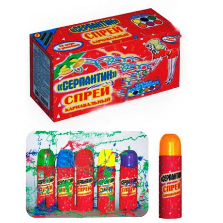 Спрей «Серпантин» (упаковка 12шт)