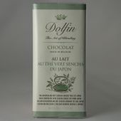 Шоколад Dolfin Молочный с зелёным чаем Сэнтя - 70 г (Бельгия)