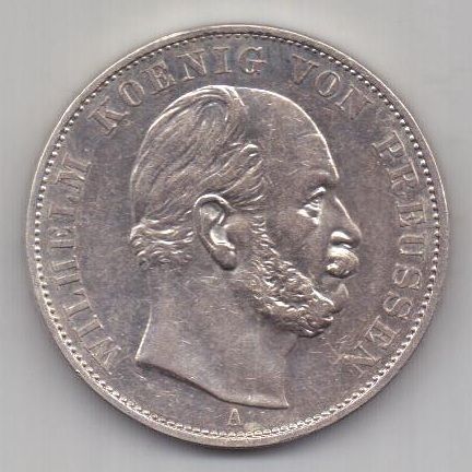 талер 1871 г. Пруссия. Германия