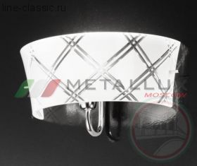 Бра METALLUX 196.111.52 Chrome Silver Glass