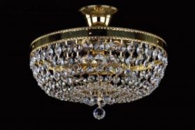 Люстра ART GLASS Gerta Dia 350 Nickel Antique SP