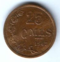 25 сентим 1947 г. Люксембург
