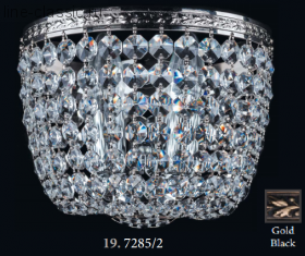 Бра IVELE 7285/2/GB черное.зол
