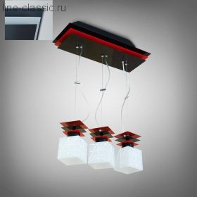 Люстра N&B light 10803 черн.стр.серый.стр.