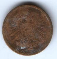 2 пфеннига 1875 г. Германия