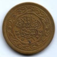 100 миллим 1960 г. Тунис