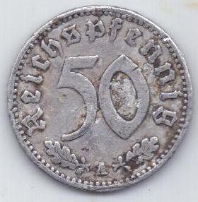 50 пфеннигов 1939 г. A Германия