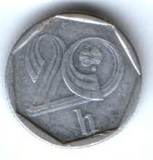 20 геллеров 1994 г. Чехия
